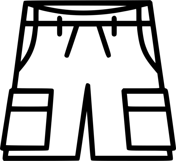 Шорты раскраска