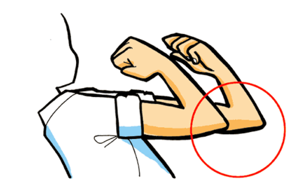 Рисование рук и плеч женских