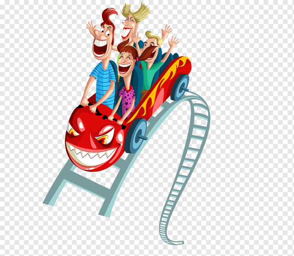 Парк аттракционов на прозрачном фоне