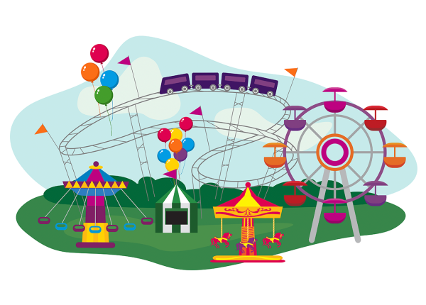 Карусель раскраска