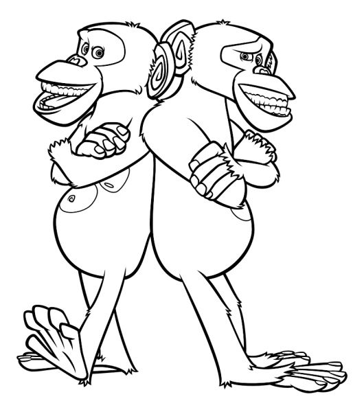 Мейсон и Фил Мадагаскар