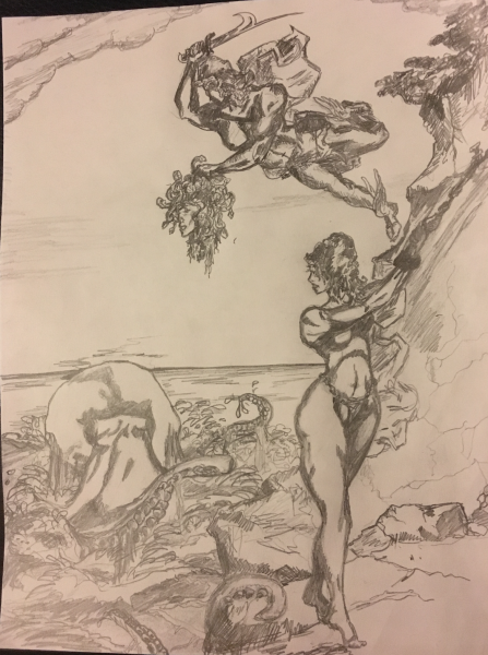 Андромеда миф иллюстрация