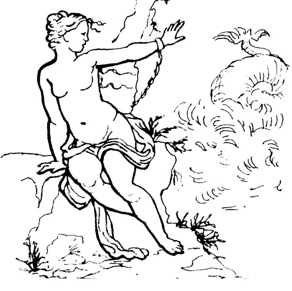 Уильям этти художник Андромеда эскиз