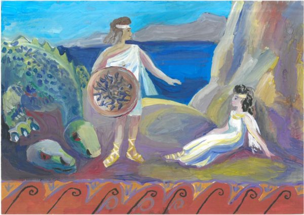 Храбрый Персей Андромеда