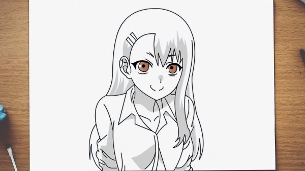 Нагаторо рисунок карандашом