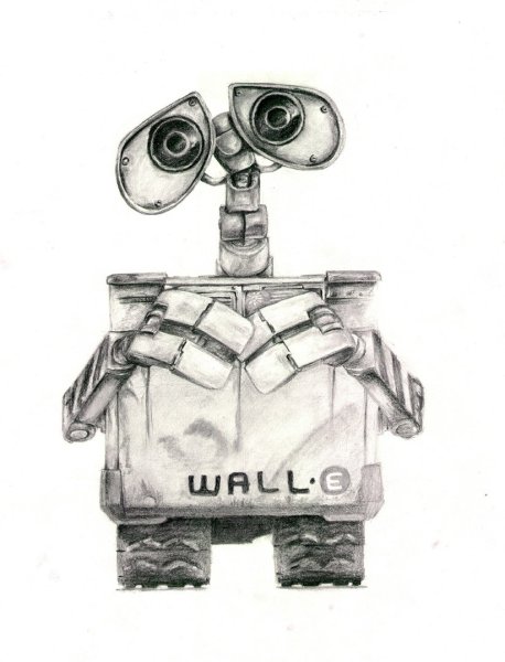 Валли карандашом