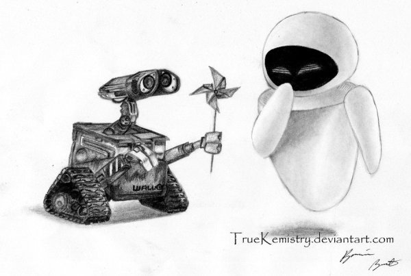 Тату Валли и ева эскизы