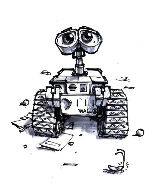 Wall-e рисунок
