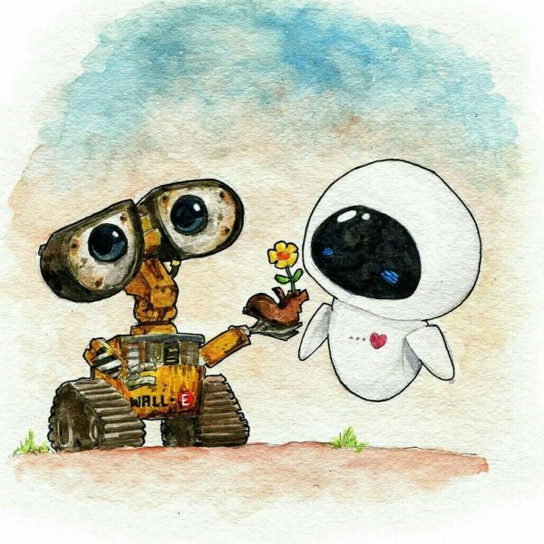 Герои мультфильма Валли