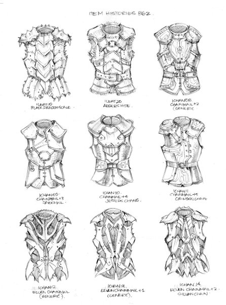 Доспехи для рисования