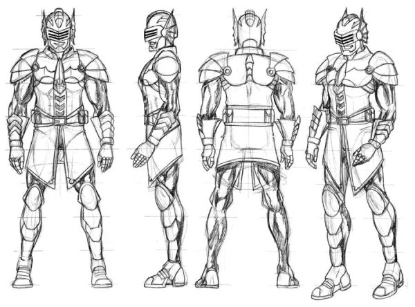 Наброски игровых персонажей