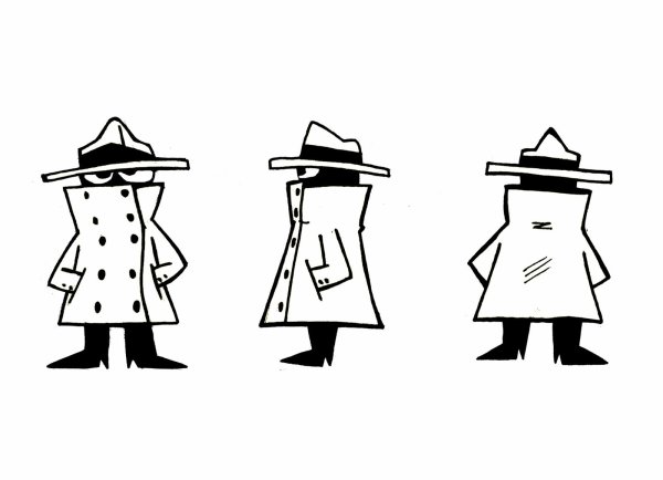 Шпион иллюстрация