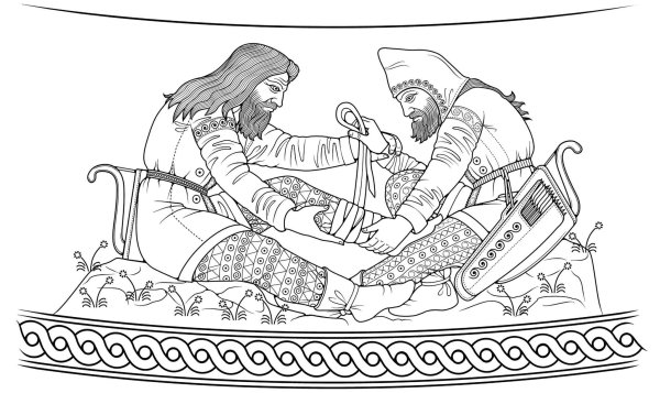 Скиф рисунок