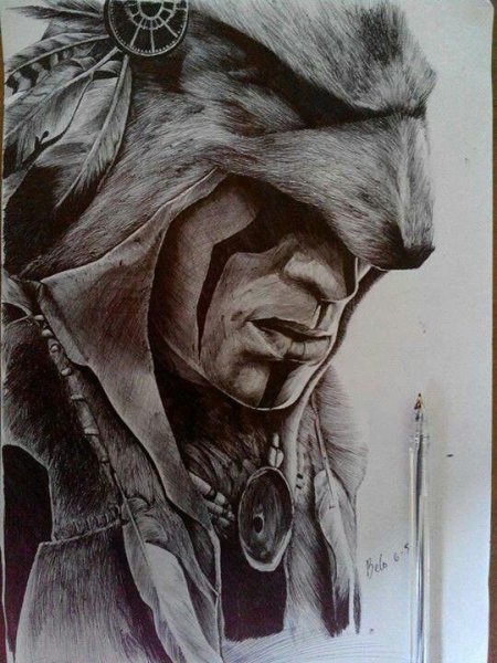 Тату воинов индейцев