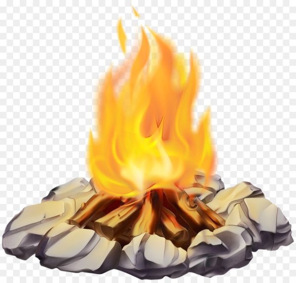 Огонь стикер