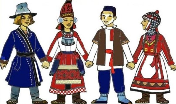 Мордовский национальный костюм Мокша и эрзя