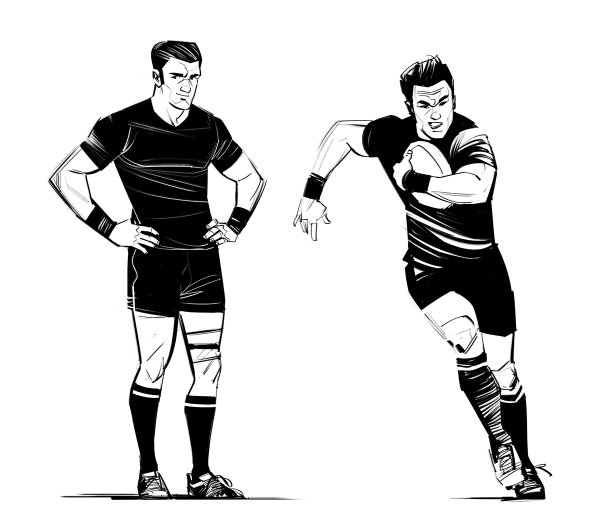 Нарисовать регби