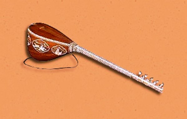 Лютня музыкальный инструмент раскраска