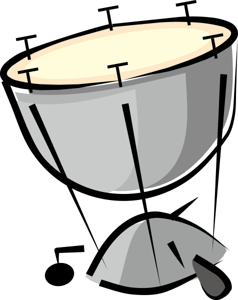 Литавры рисунок для детей