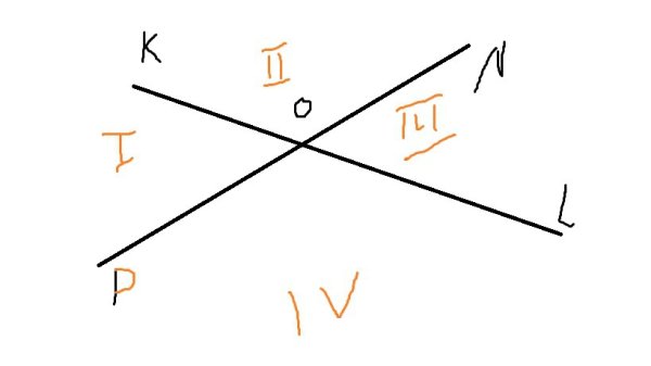 Запишите все лучи изображенные на рисунке