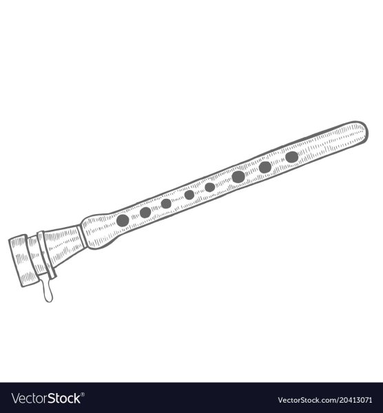 Инструмент дудук нарисовать