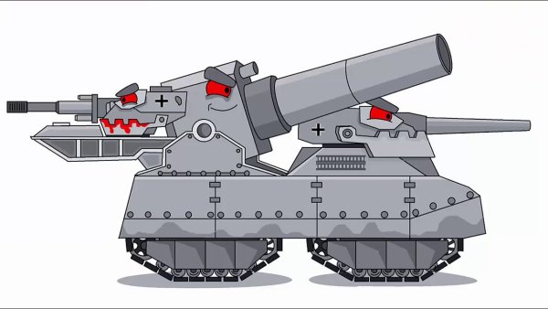 Танк гибрид кв44 Дора