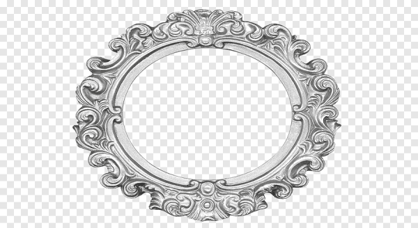 Винтажные овальные рамки