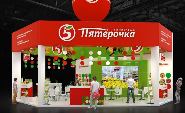 Стенд Пятерочка
