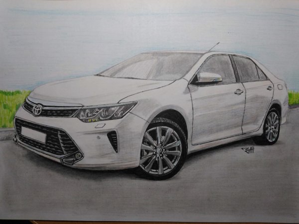 Toyota Camry v50 рисунок