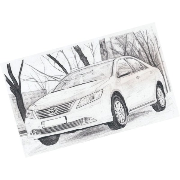 Раскраски машины Тойота Камри