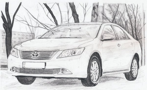 Toyota Camry 2012 drawing