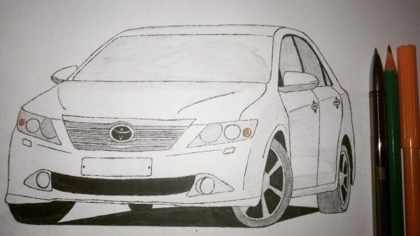 Toyota Camry 2012 drawing