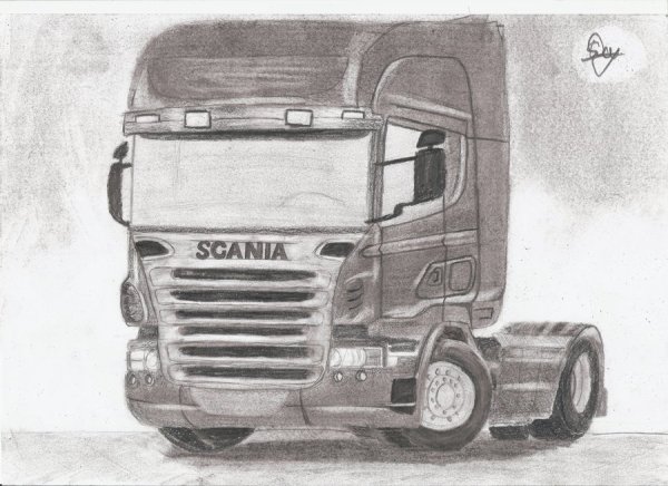 Scania для рисования