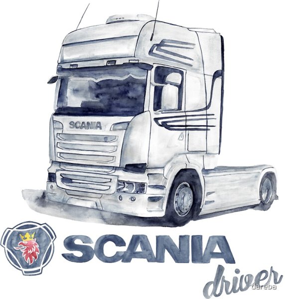 Scania рисунок