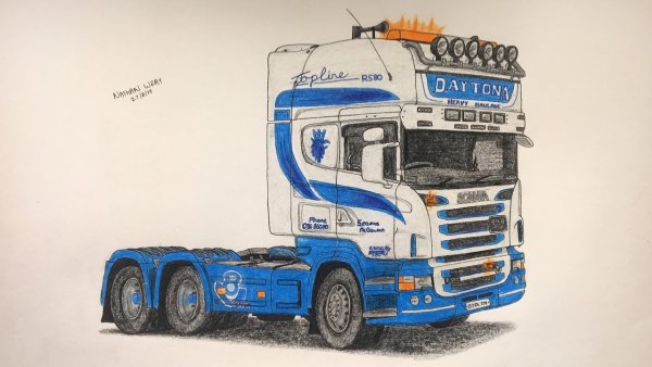 Scania r рисунок