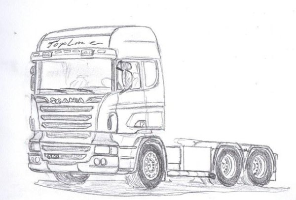 КАМАЗ Вольво сбоку 450