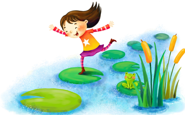 Болото с кочками для детей