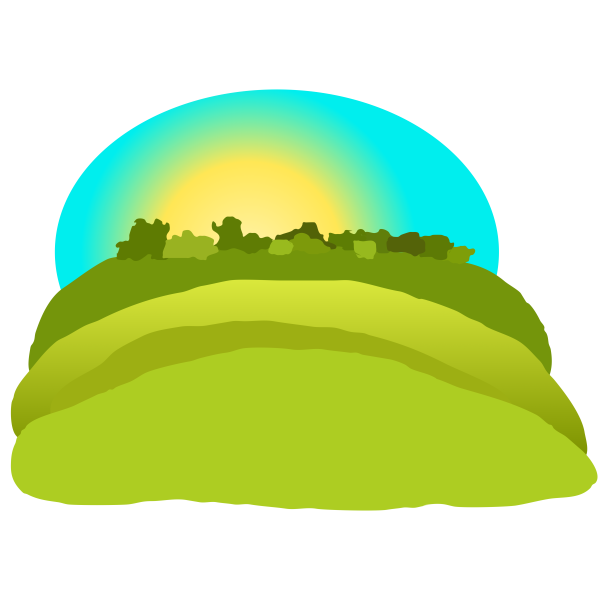 Холмы вектор