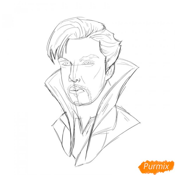 Доктор Стрэндж раскраска