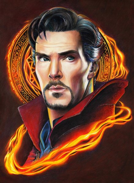 Нарисовать Марвел доктора Стрэнджа