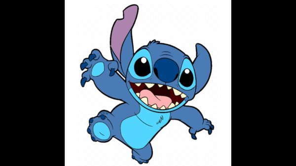 Стич на прозрачном фоне