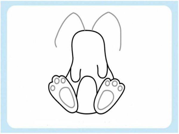 Отпечатки следов зайца