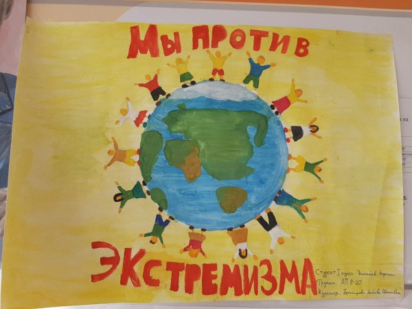Рисунок на тему нет экстремизму