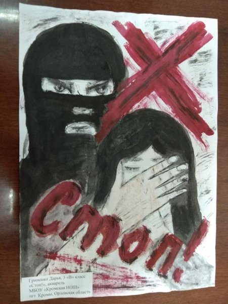 Рисунок на тему нет экстремизму