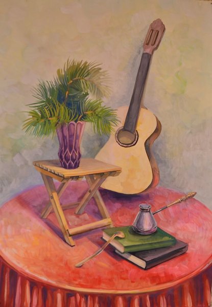 Натюрморт атрибуты искусства легкие