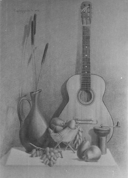 Картины с музыкальными инструментами