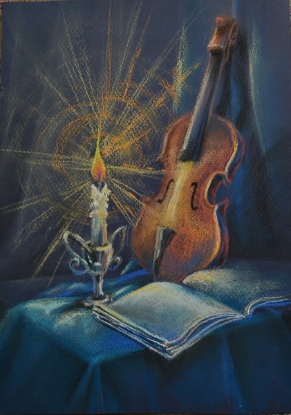 Натюрморт из музыкальных инструментов