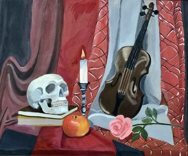 Натюрморт с нотами