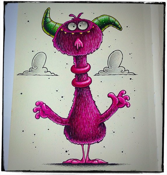 Монстрики иллюстрации