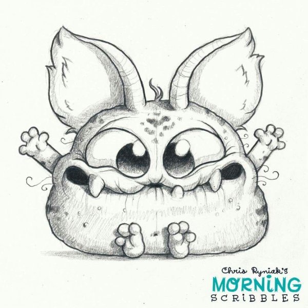 Монстрики для срисовки